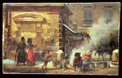 French Street Scene